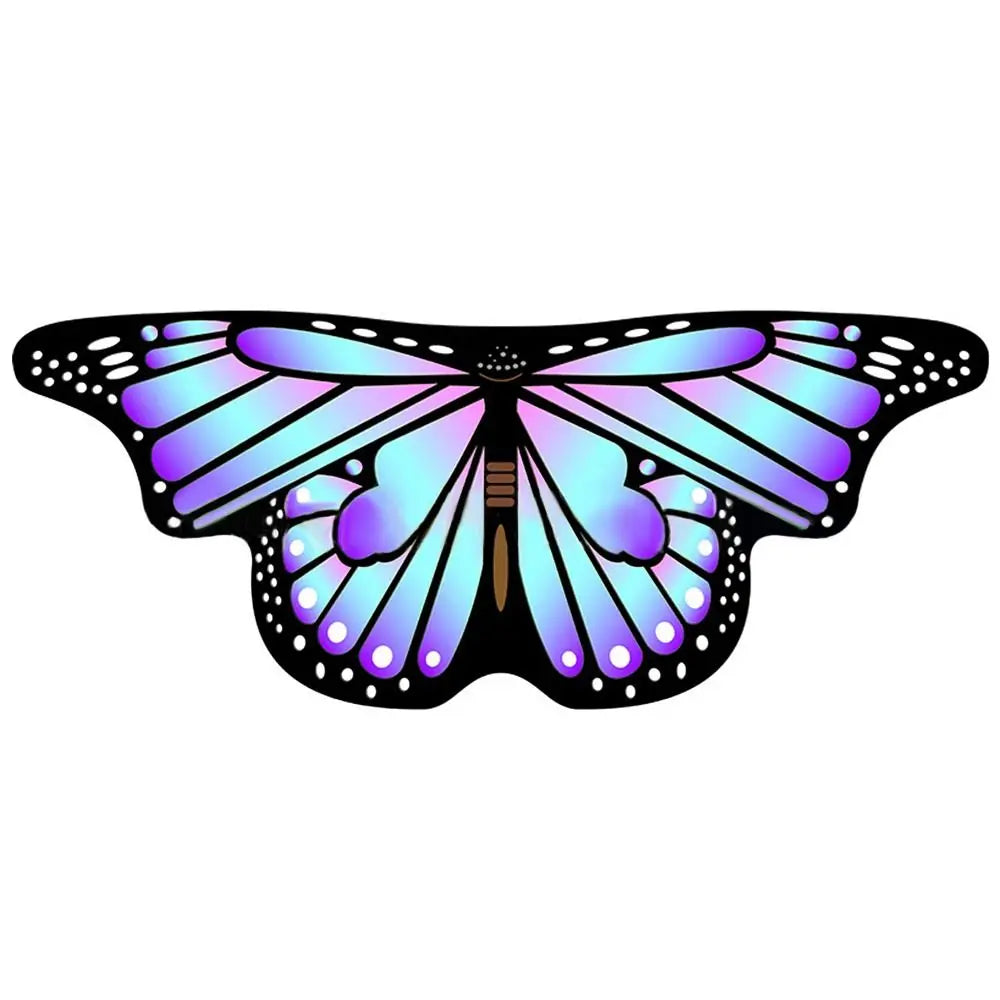 Kids Butterfly Wings Cape – Chiffon Costume Shawl for Parties