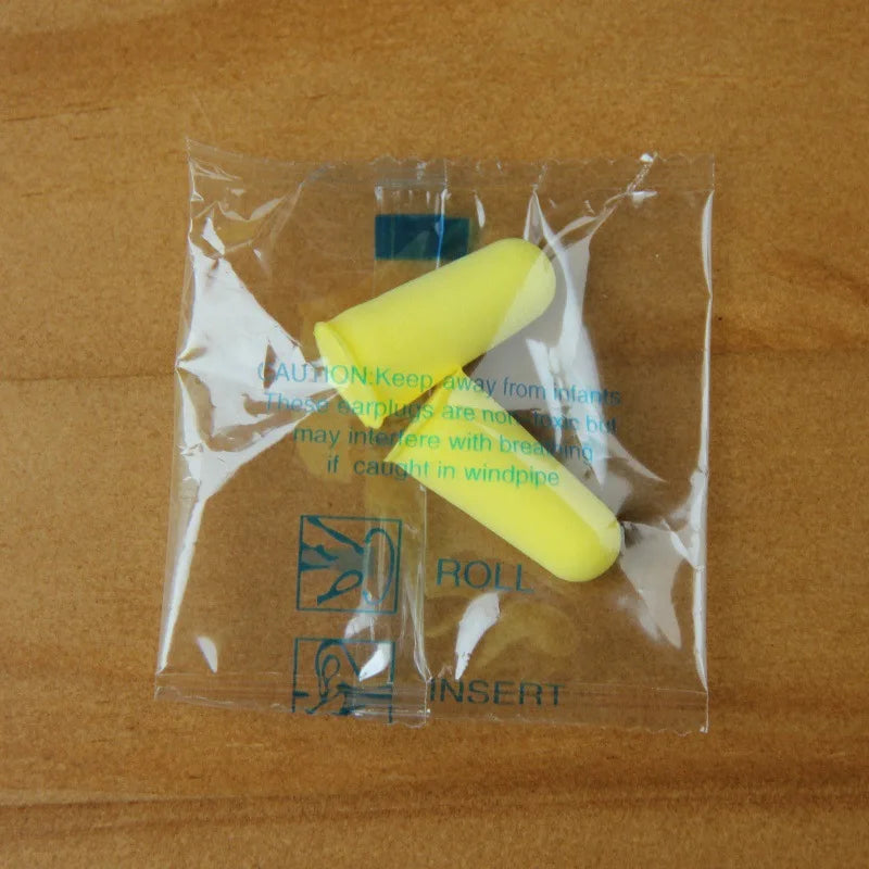 Soft Foam Earplugs 20/50 Pairs – Sleep, Travel & Noise Block