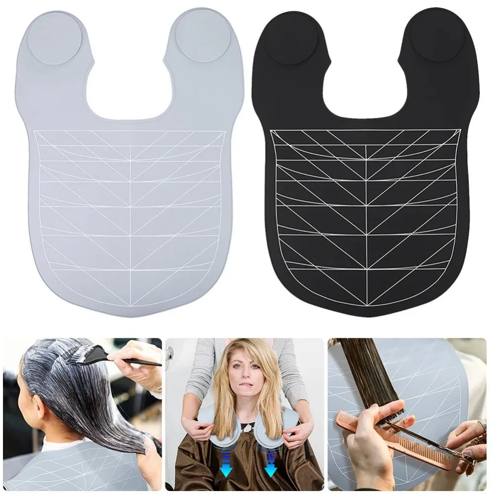 Silicone Waterproof Haircut Shoulder Pad & Barber Shawl