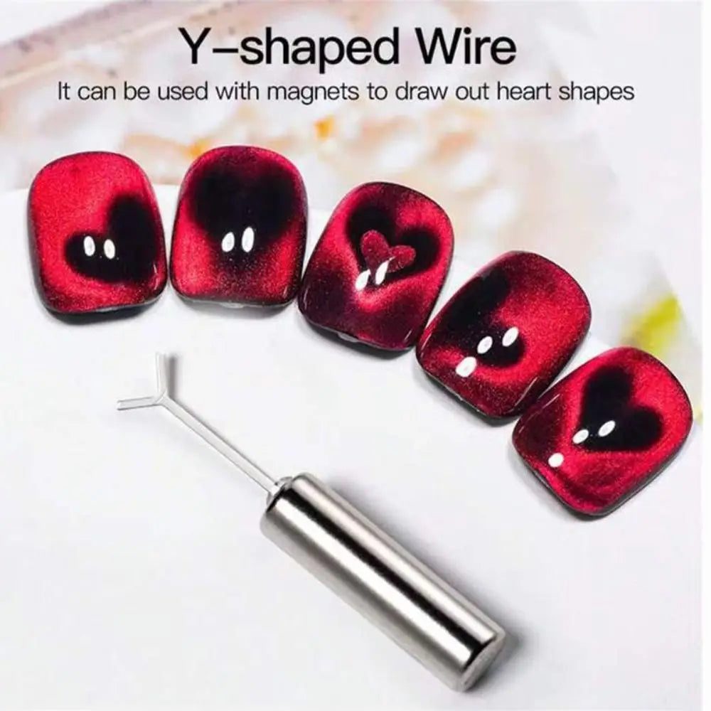 Y-Shape Cat Eye Nail Magnet Bar | Magnetic Gel Nail Art Tool
