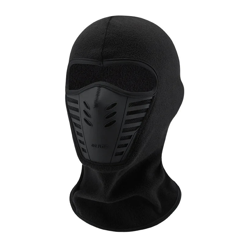 Winter Fleece Motorcycle Face Mask – Windproof Ski Neck Cover