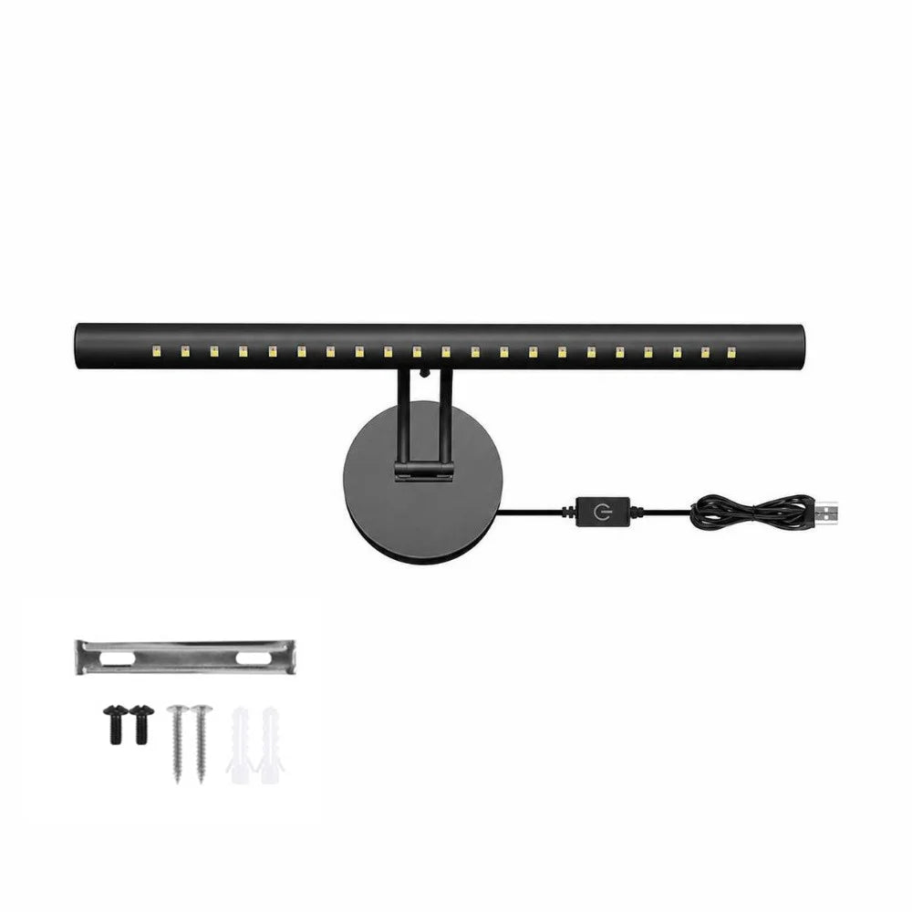 USB LED Vanity Mirror Light Bar – Dimmable, Multi-Angle