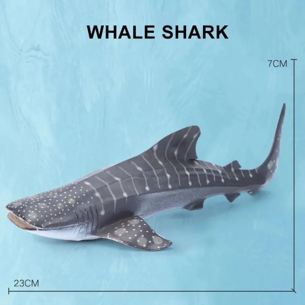 Ocean Marine Animal PVC Figurines – Shark & Whale Edu Toys
