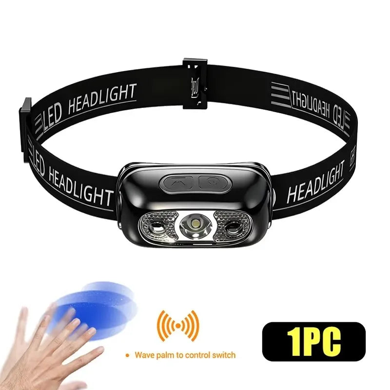 Ultra Bright LED Headlamp – USB Rechargeable, Waterproof & Magnetic