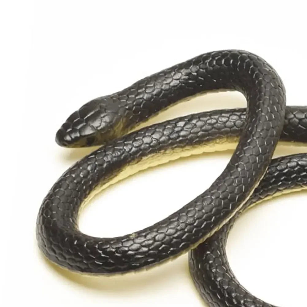 Realistic Fake Snake Prank Toy with String & Clip – 80/120cm