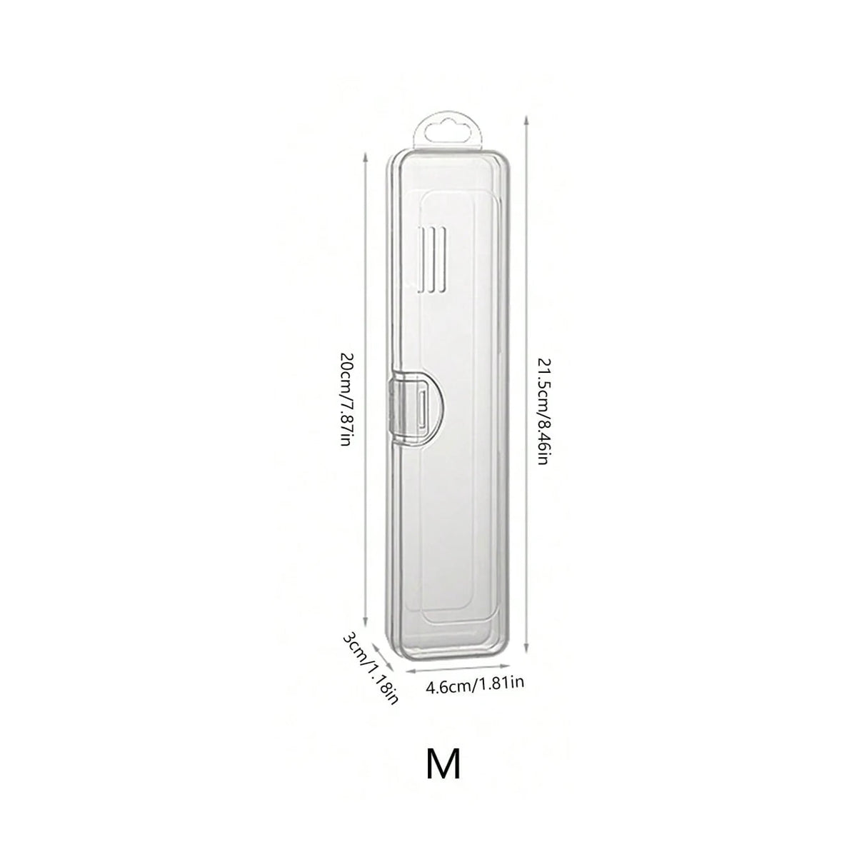 Portable Transparent Toothbrush Travel Case – Flip Storage Box