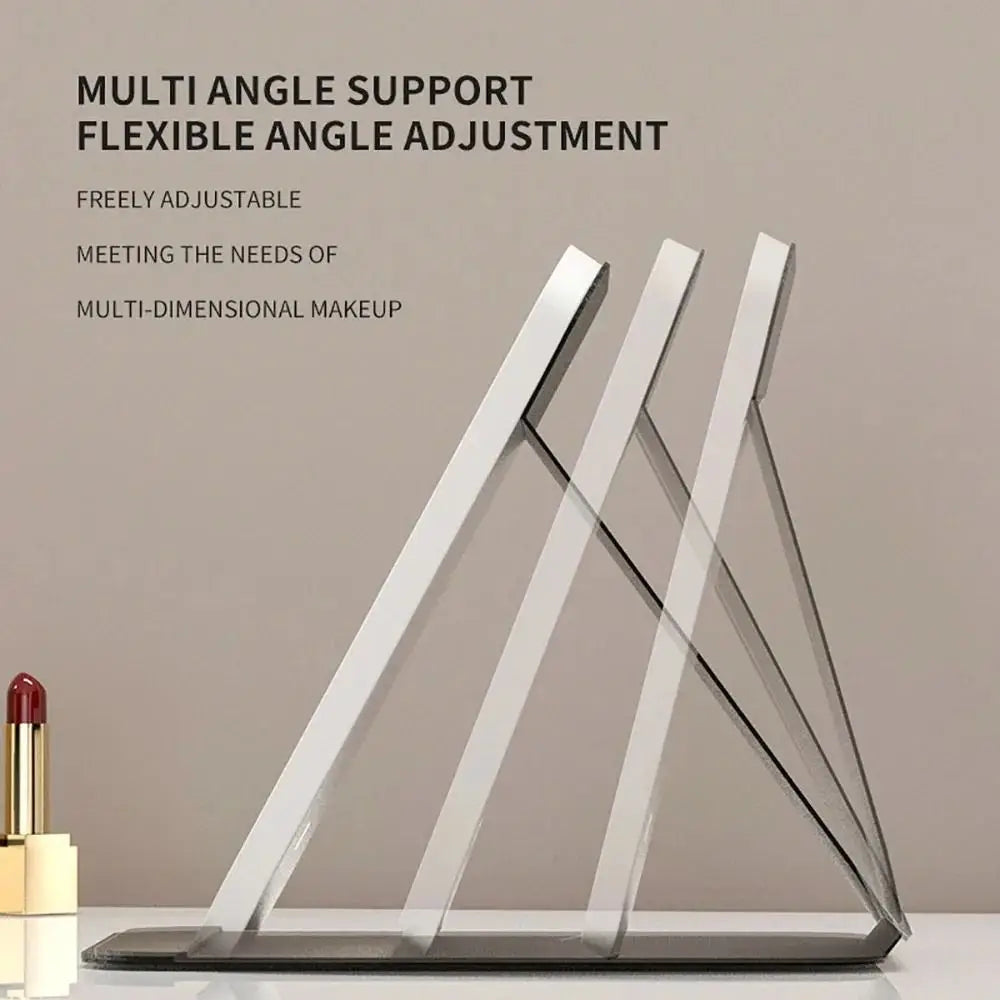 LED Makeup Mirror 3-Color Dimmable Touch | USB Rechargeable