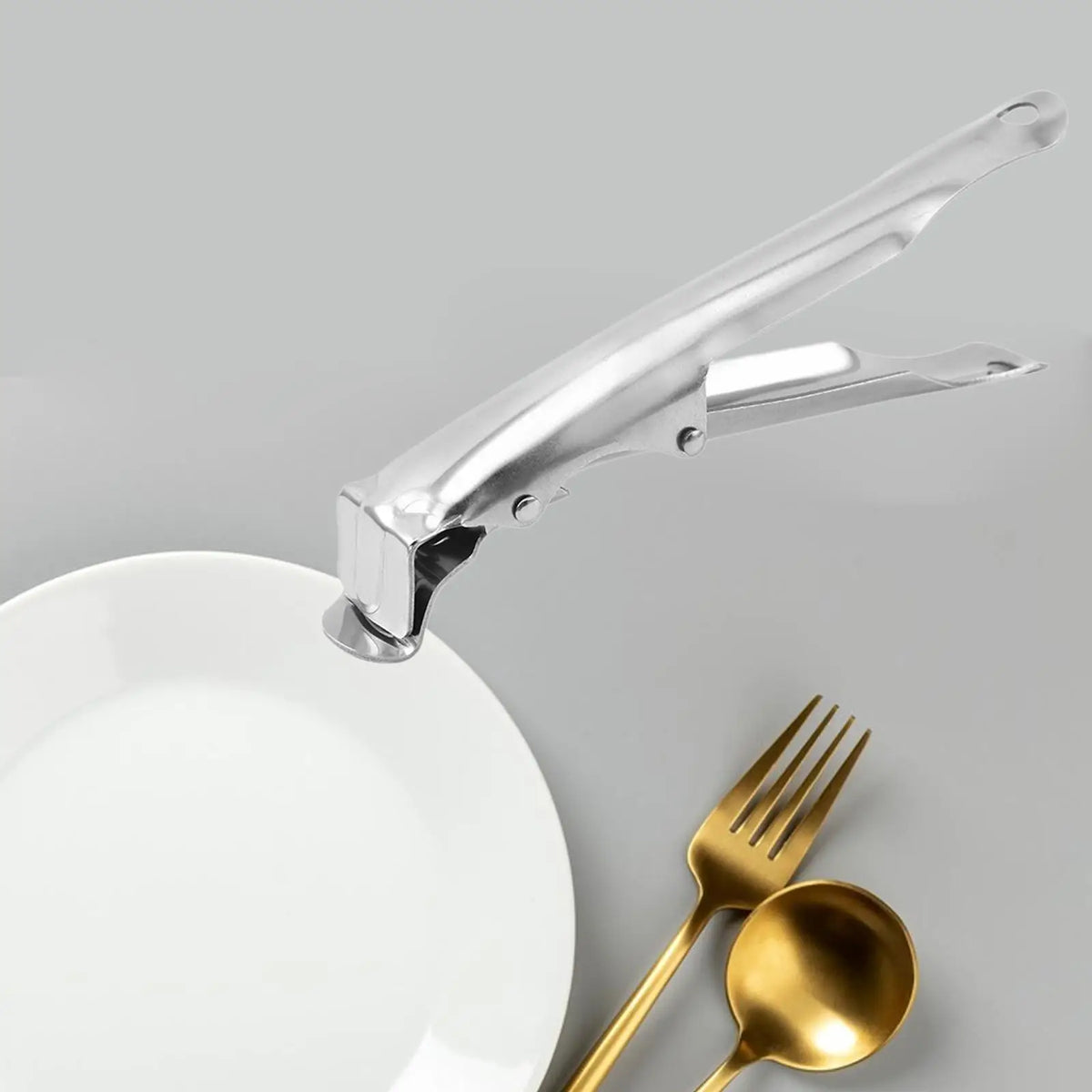 Stainless Steel Pot Pan Gripper Clip | Bowl & Dish Lifter