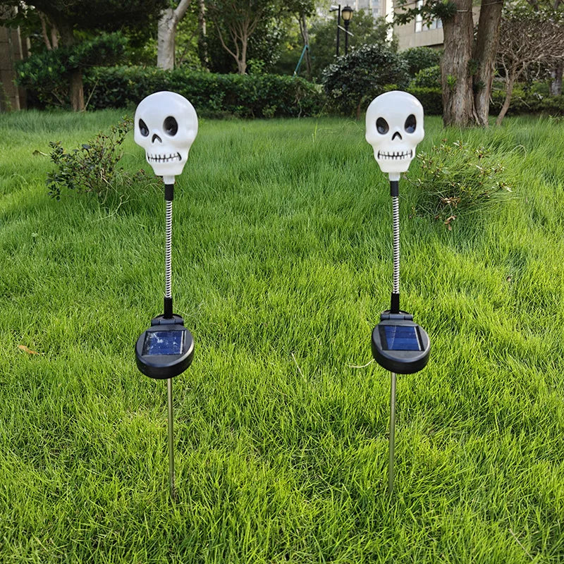 Solar Halloween Ghost Skull Pumpkin Light – Outdoor Garden Décor