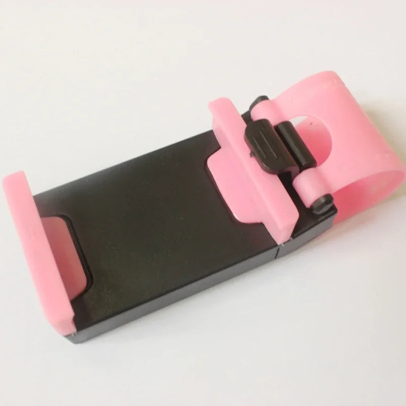 Universal Steering Wheel Phone Holder – Car Mount Bracket