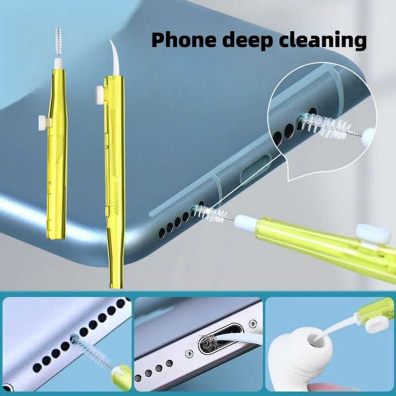 Phone Cleaning Kit – Speaker, Port & Earphone Brush Set