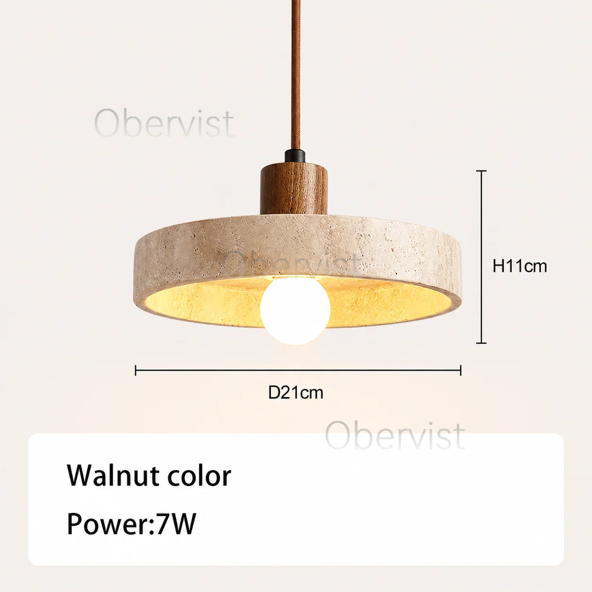 Wabi Sabi Natural Stone Pendant Light E27 – Dining & Kitchen