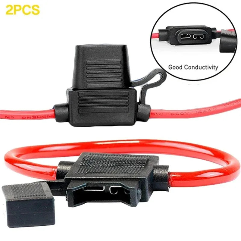 Waterproof Inline Mini Blade Fuse Holder 12V 20A – 5-Pack