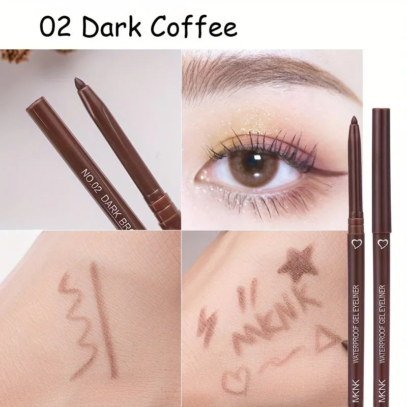 Waterproof Eyeliner Pencil – 5 Colors, Long-Lasting Cream
