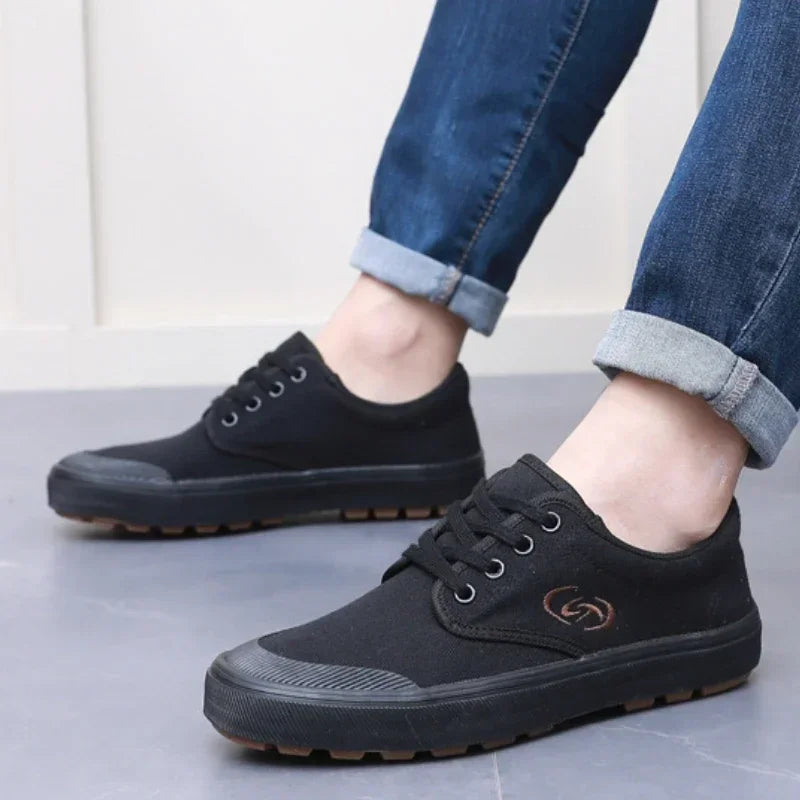 LEDP Men's Non-Slip Vulcanized Canvas Sneakers | Breathable