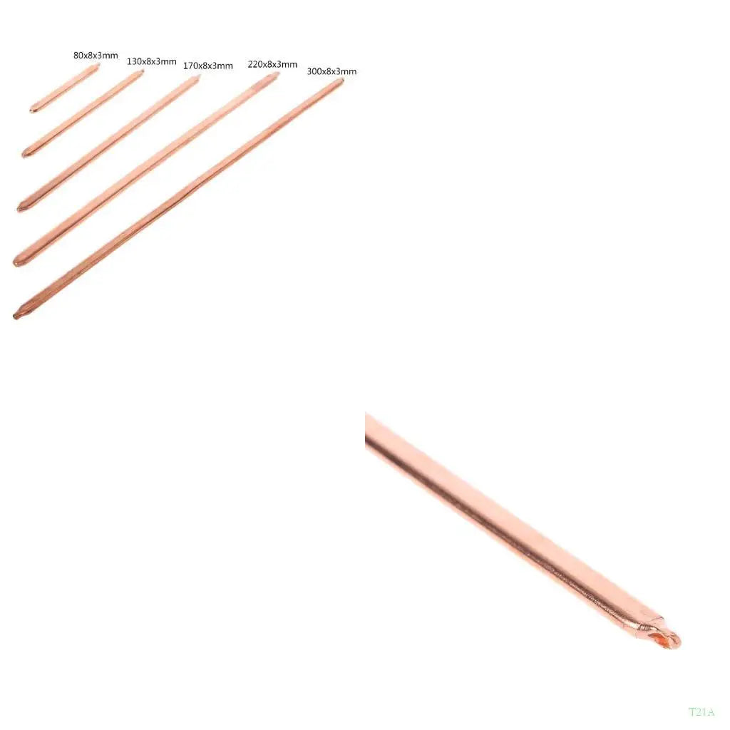 Flat Copper Heat Pipe – DIY CPU Thermal Tube for Laptops