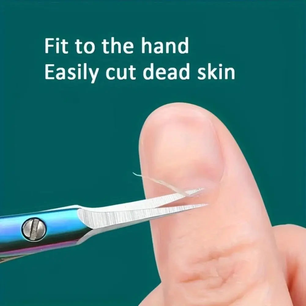 Stainless Steel Cuticle Clipper – Curved Nail Trimmer