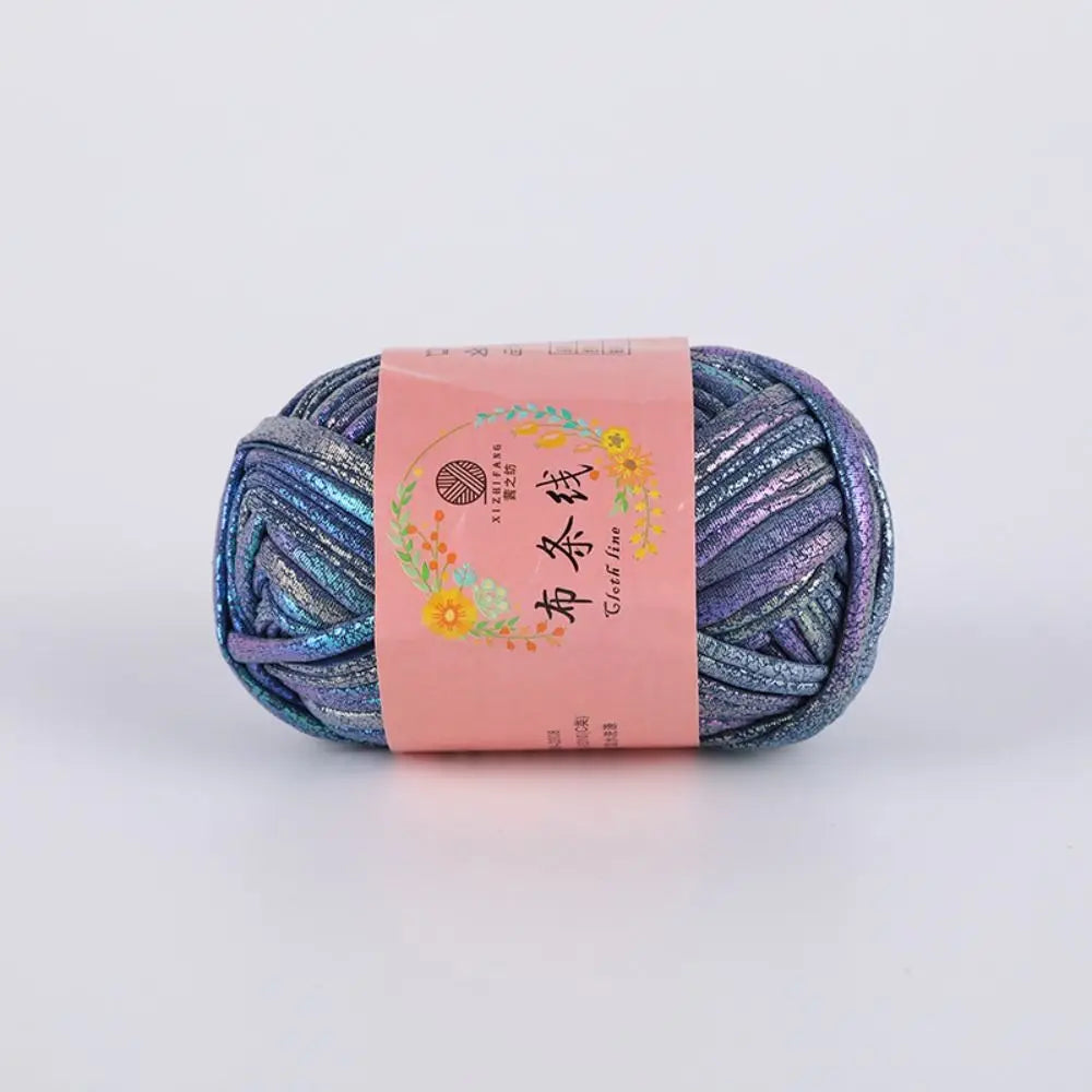 100g Magic Color Shiny Faux Leather Crochet Yarn – DIY Knitting