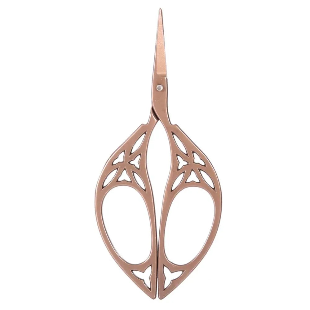 Vintage Leaf Scissors – Stainless Steel Sewing & Needlework