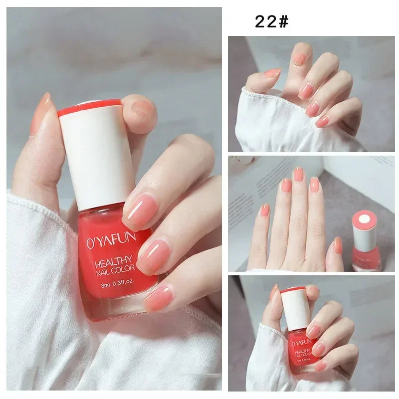 40 Autumn Brown Shades Water-Based Peel Off Gel Nail Polish