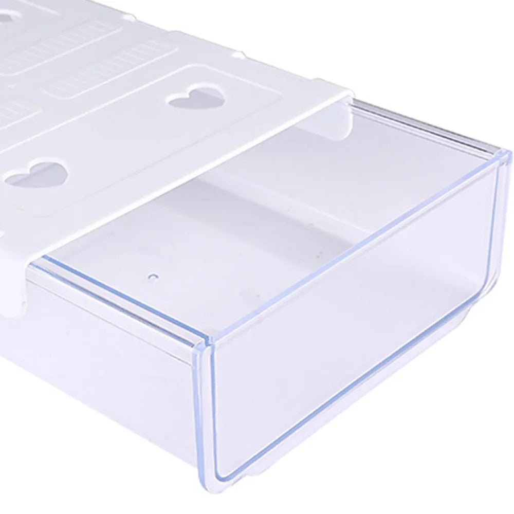Self-Adhesive Under Desk Drawer Organizer – Gray & White