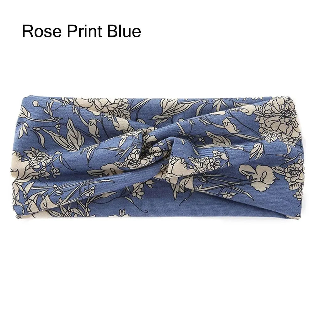 Women's Stretchy Twisted Headband – Non-Slip Yoga Sport Wrap