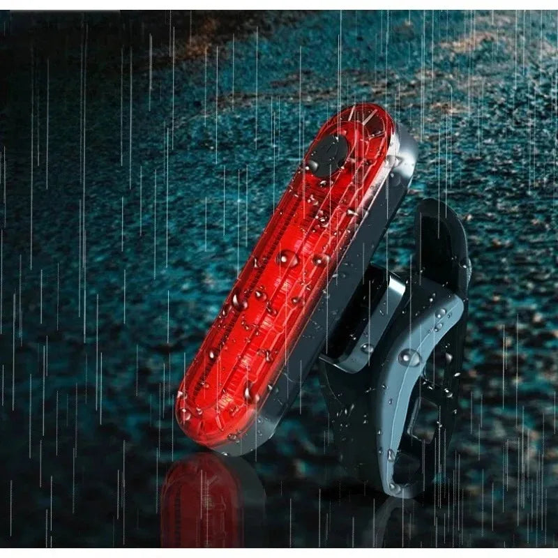 USB Rechargeable LED Bike Tail Light – Rear Cycling Safety Light