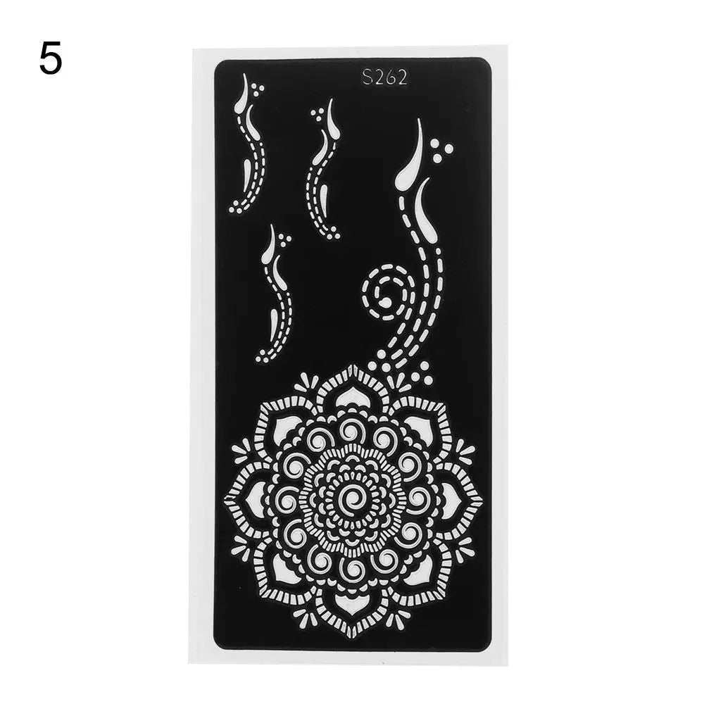 Mehndi Henna Stencil Sticker – DIY Temporary Body Art