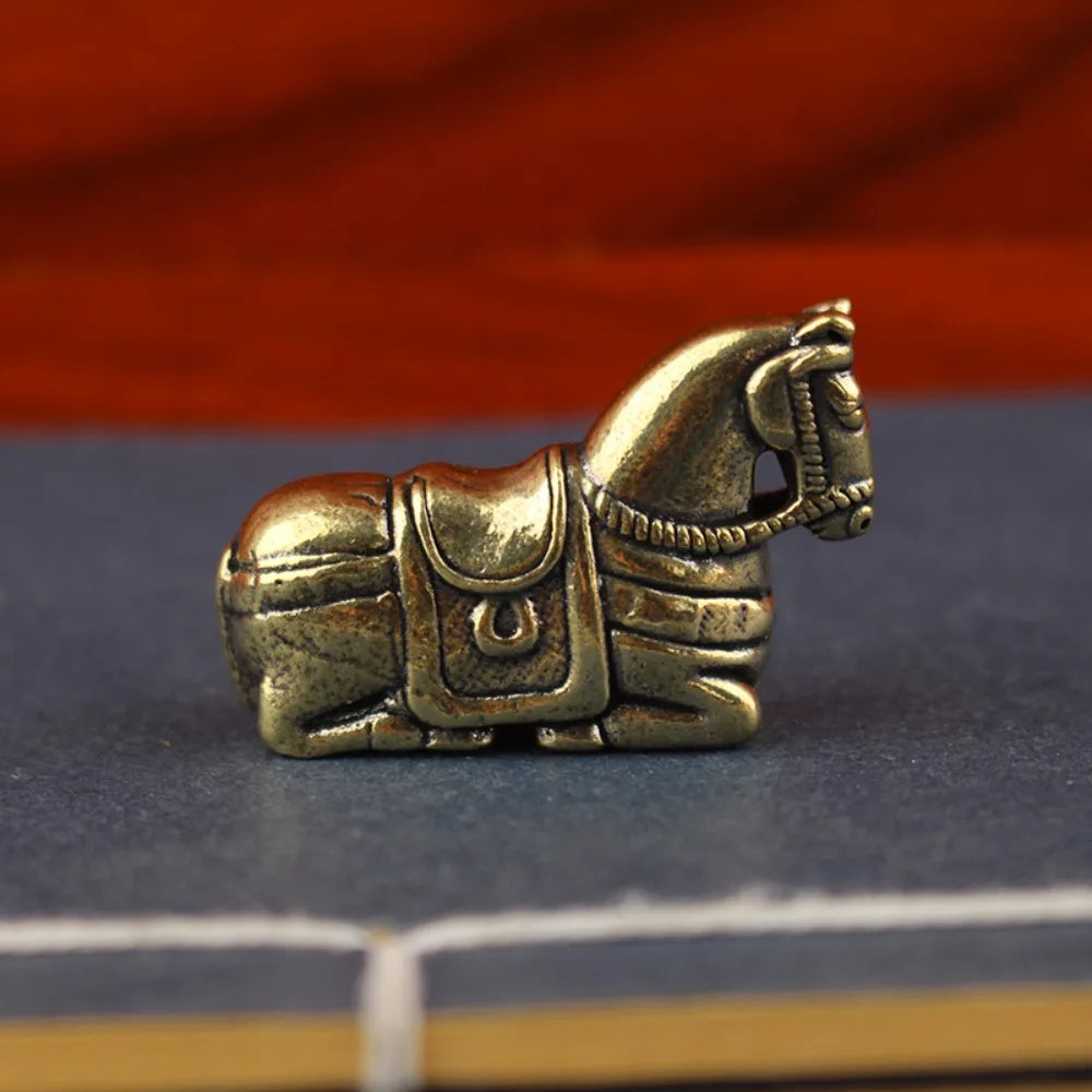 Brass Zodiac Horse Figurine – 2026 Year of the Horse Décor