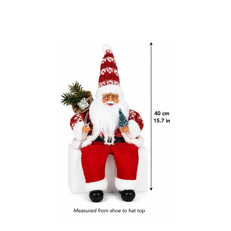 Santa Claus Standing Figurine | Outdoor Christmas Garden Decor