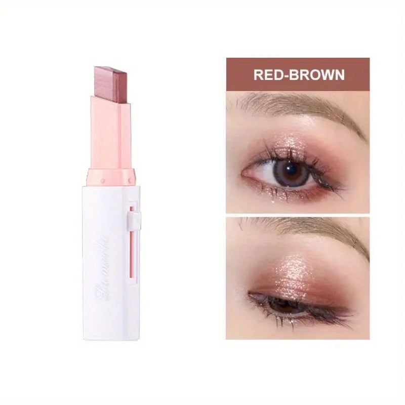 Two-Color Gradient Eye Shadow Stick – Long-Wear & Blendable