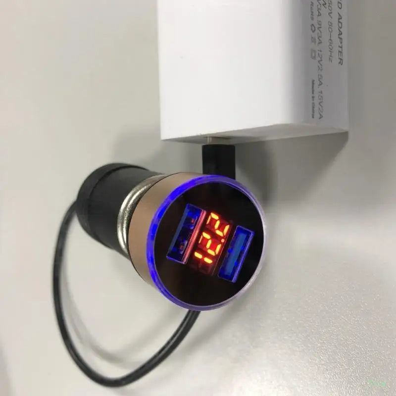 USB-C to Car Cigarette Lighter Socket Adapter Cable 1m/2m