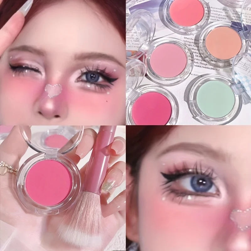 Waterproof Matte Face Blush & Contour Palette – Cheek Tint