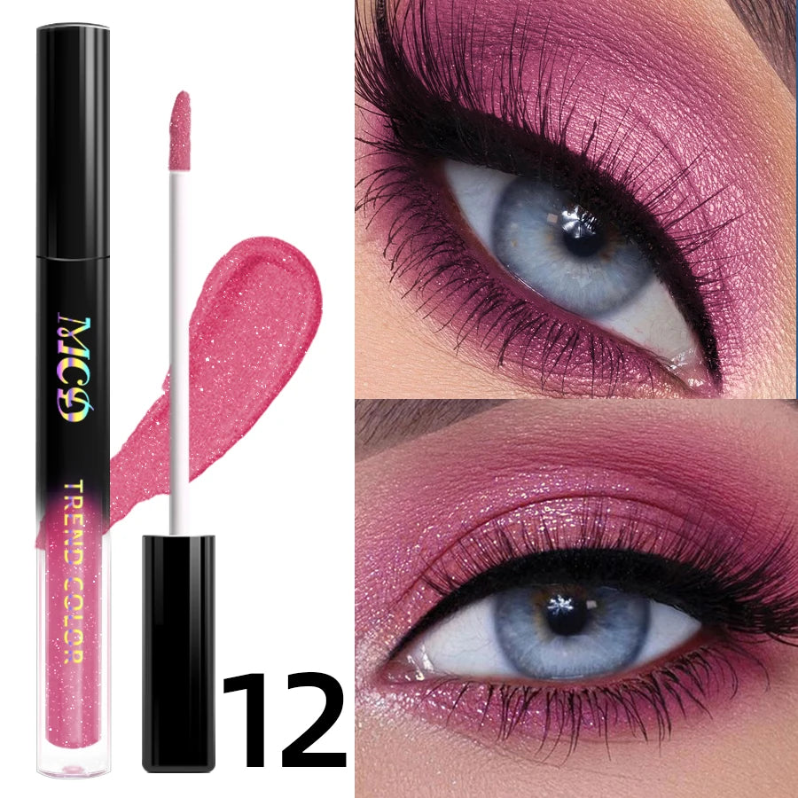 MCD Waterproof Liquid Eyeshadow Pen – 13 Glitter Shimmer Colors