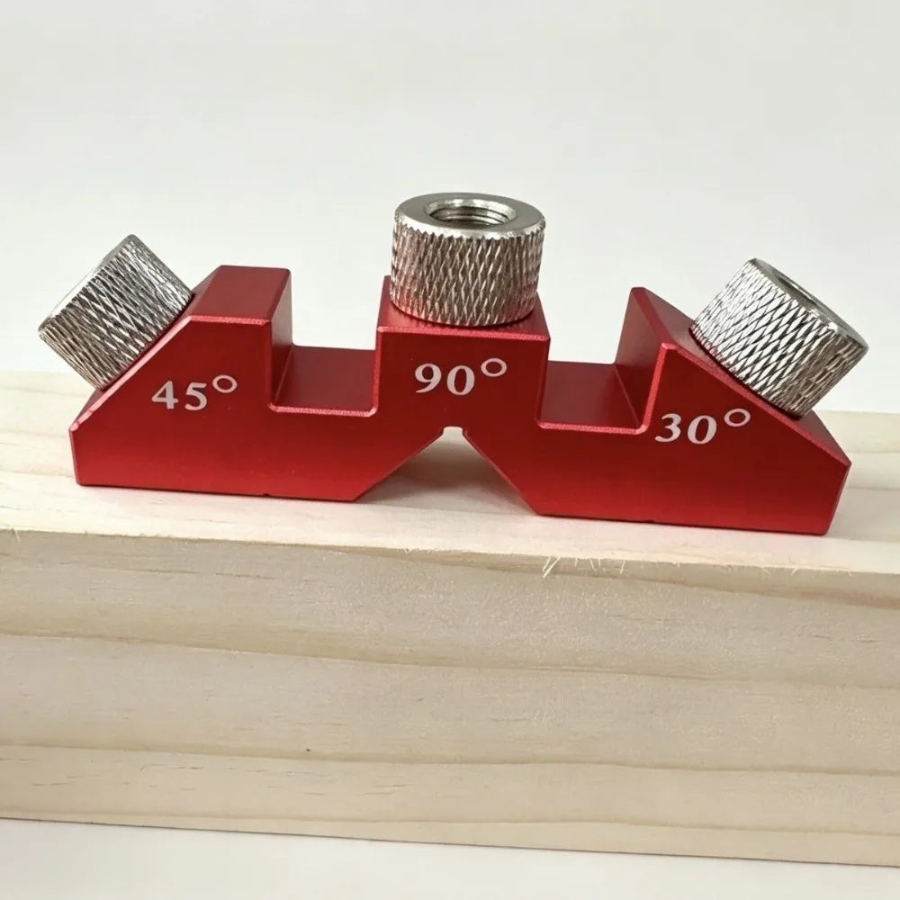 Multi-Angle Drill Guide Jig 30/45/90° Aluminum Hole Positioner