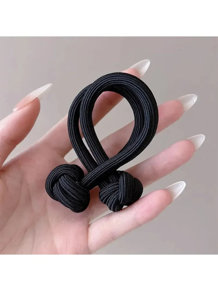 Women's Knotted Elastic Hair Bands & Scrunchies – High Ponytail