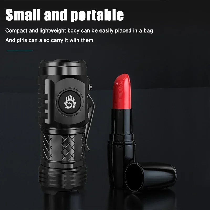 SAMMY LED Pen Flashlight – Type-C Rechargeable, 350+ Lumens