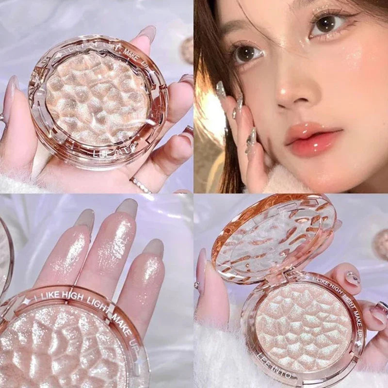 SAKSRAAR Glitter Highlight & Contour Palette | Long-Lasting Glow