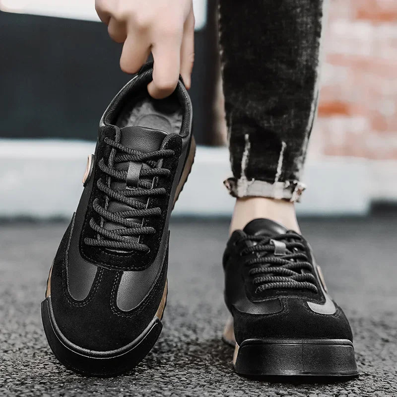 LEDP Retro Platform Sneakers – Men's Casual Sport Shoes