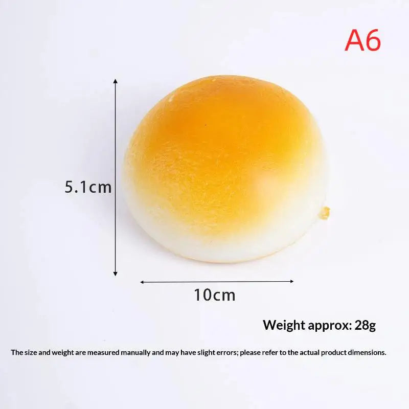 Milk Bread Squishy Toy – Realistic PU Squeeze Fidget Toy