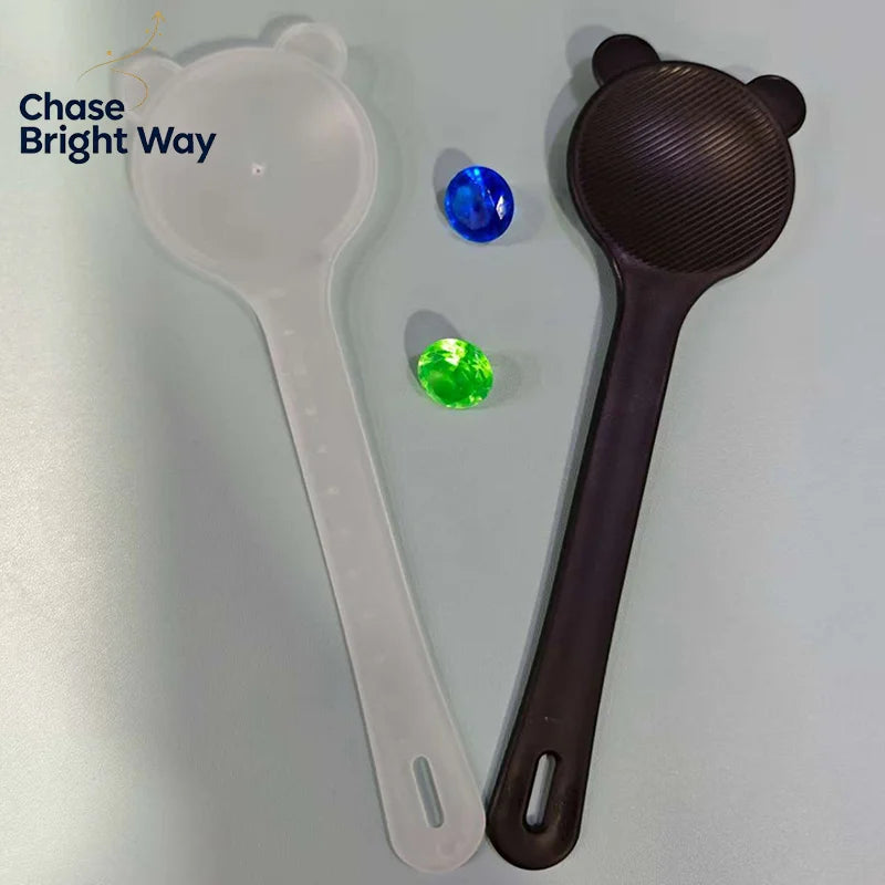 Handheld Eye Occluder – Bear Shape Vision Test Tool with Scale