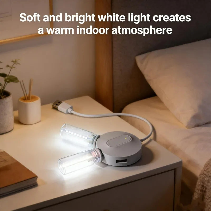 USB Mini LED Filament Atmosphere Light – Touch Dimmable Lamp