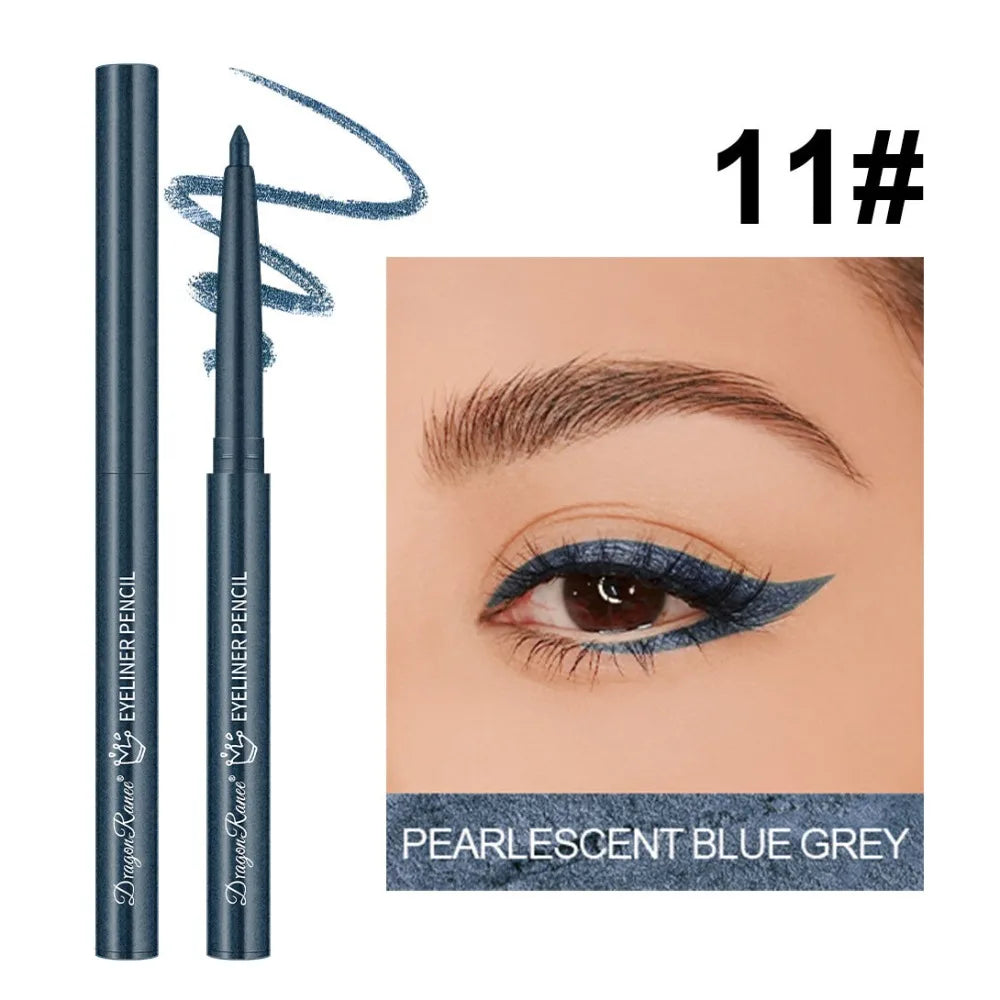 Waterproof Gel Eyeliner Pencil – Matte & Shimmer, 10 Colors