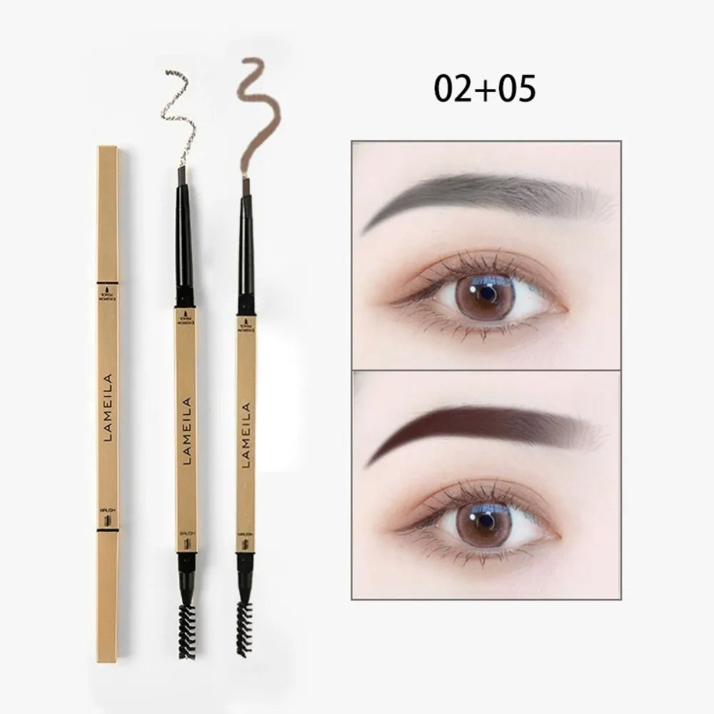 Ultra-Fine Dual-Ended Waterproof Eyebrow Pencil + Spoolie