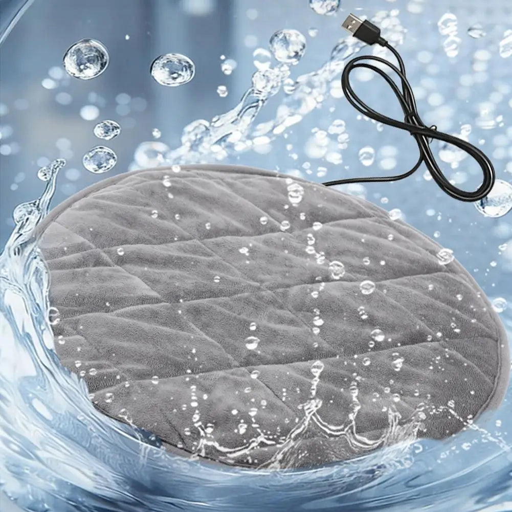 USB Electric Pet Heating Pad – Plush Warming Mat for Dogs & Cats