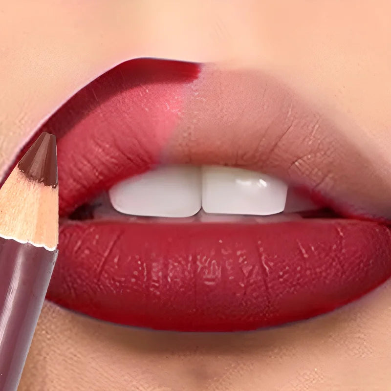 Waterproof Matte Lip Liner Pencil | 28 Shades, Long-Lasting