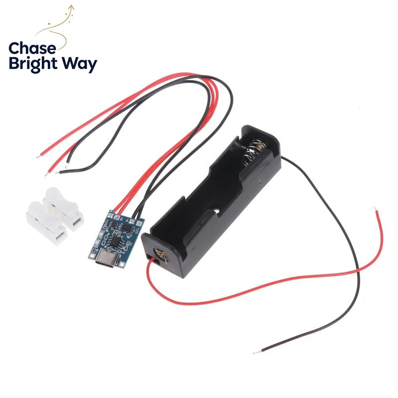 TP4056 18650 Lithium Battery Charger Module DIY Kit & USB Boost Board