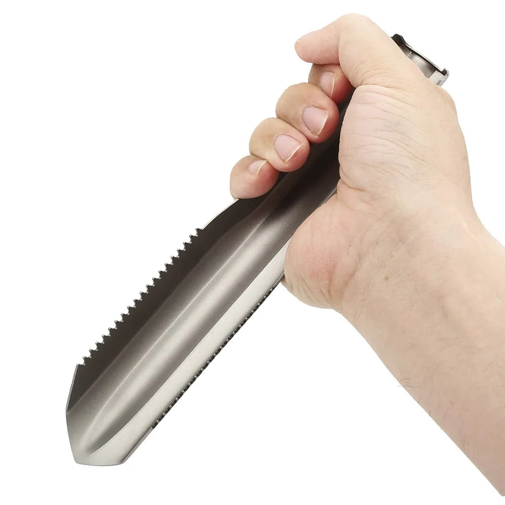 Ultralight Titanium Backpacking Trowel – Multi-Tool Shovel