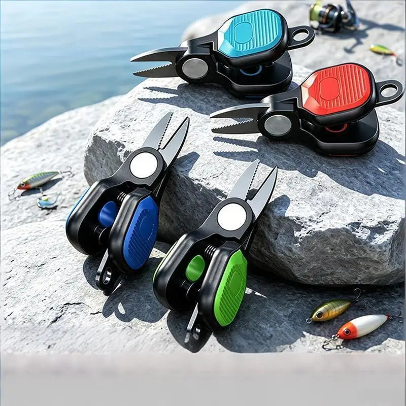 Mini Fishing Line Cutter – Serrated Stainless Steel Blade Tool