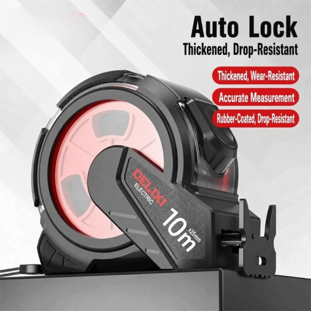 Steel Tape Measure Rubber Shell Double-Sided | 3M–10M